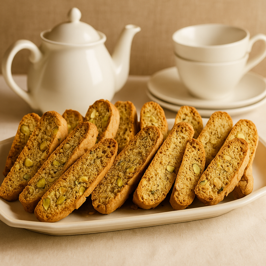Pistachio  and Orange Biscotti